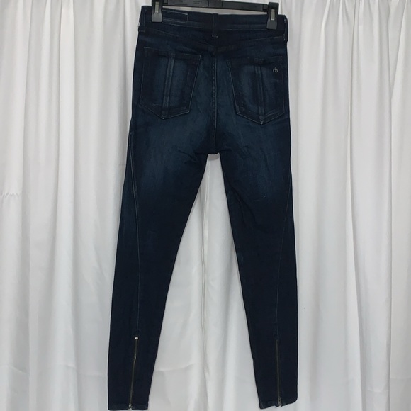 rag&bone / jeans size 28 ankle zippers - Picture 2 of 5
